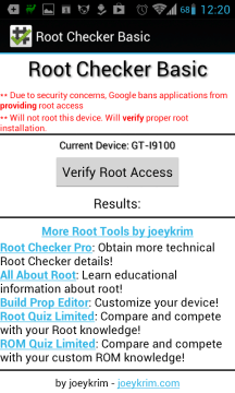 Root Checker