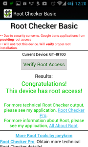 Root Checker