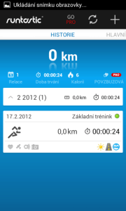 Runtastic: historie cvičení