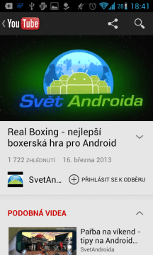 SvetAndroida.cz: video