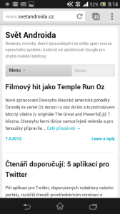 Webový prohlížeč Chrome