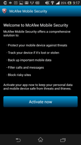 McAfee Mobile Security