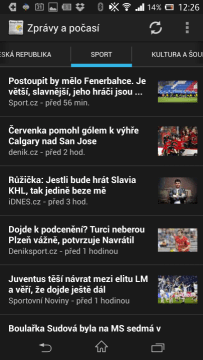Zprávy ze sportu