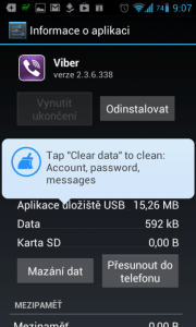 Clean Master nechává mazání dat na systému