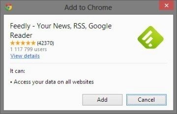 Pokud si do prohlížeče Chrome stáhnete zásuvný modul Feedly, bude přidávání nových feedů otázkou jednoho kliknutí Pokud si do prohlížeče Chrome stáhnete zásuvný modul Feedly, bude přidávání nových feedů otázkou jednoho kliknutí