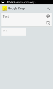 Aplikace Google Keep ukazuje trend vzhledu OS Android