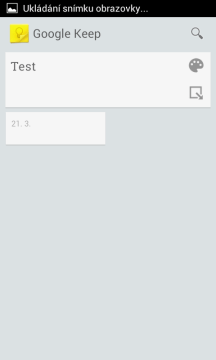 Aplikace Google Keep ukazuje trend vzhledu OS Android