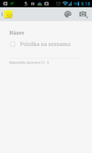 Aplikace Google Keep ukazuje trend vzhledu OS Android