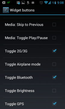 V CyanogenModu si uživatel může vybrat, která tlačítka potřebuje