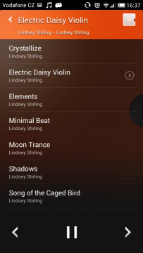 MiUi přehrávač