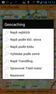 SmartMaps Navigator: geocaching