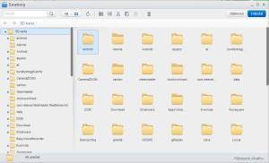 Správa souborů v telefonu