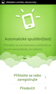 Novinky AirDroid 2.0: automatické spuštění aplikace