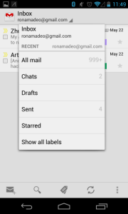 Dosavadní verze Gmailu