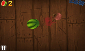 Hra Fruit Ninja běžela v pohodě