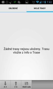 Oblíbené trasy