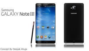 Jedna z představ, jak by mohl vypadat Galaxy Note III