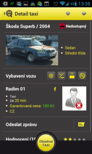 Profil vozu a řidiče