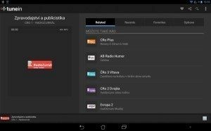 ČRo Radiožurnál můžeme poslouchat také na internetu - skvěle poslouží aplikace TuneIn