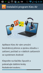 Kies Air: představení aplikace