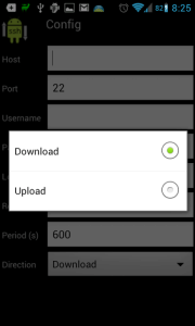 BotSync SSH SFTP: nastavení uploadu nebo downloadu