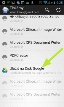 Tisk do PDF souboru