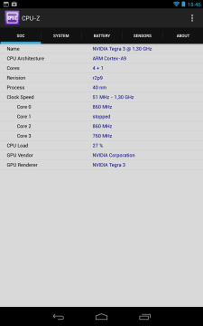 Záložka SOC (Nexus 7)
