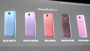 Pět nových barev pro Samsung Galaxy S4