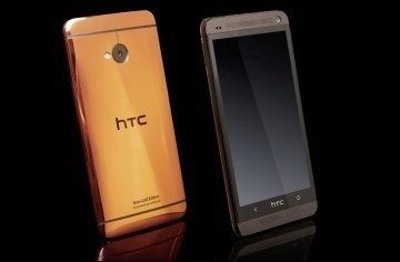 HTC One - varianta s červeným zlatem