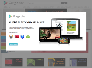 Hudba filmy z Google Play