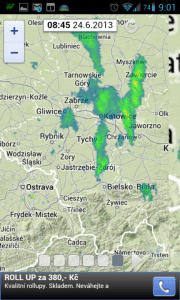 iRadar - detailnější pohled