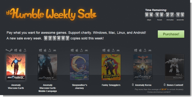 The Humble Weekly Sale  11 bit studios  pay what you want and help charity