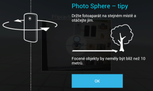 Režim Sphere na Androidu 4.0.4