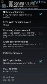 Pokročilé nastavení Wi-Fi