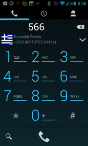 Grafické nadstavby vyhledávání v kontaktech přes číselník umí už dávno