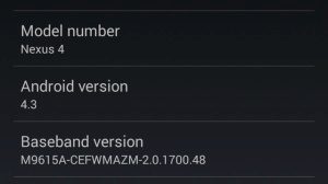 Detailní pohled: Nexus 4 s Androidem 4.3
