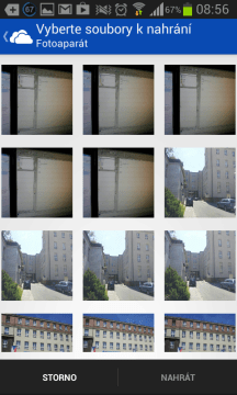 SkyDrive: galerie obrázků