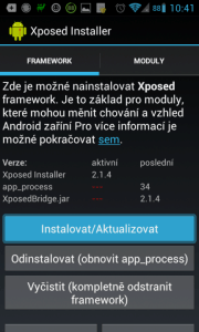 Provedli jsme instalaci/aktualizaci