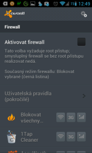 Antivirus & Anti-Theft: firewall