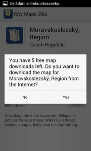 Ve verzi zdarma můžete stáhnout jen pět map