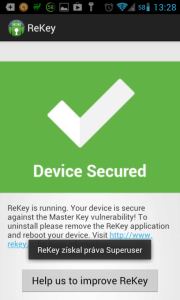 ReKey: po aplikaci záplaty