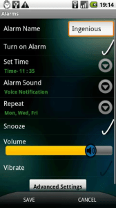Ingenious Alarm