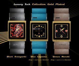 A.I Watch - luxusní varianta ve zlaté barvě s koženým páskem