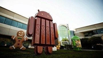 Android 4.4 KitKat již má svou sochu před Googleplexem