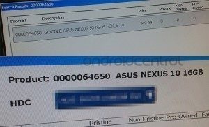 Skladové aplikace dvou obchodů potvrzují Nexus 10 od Asusu