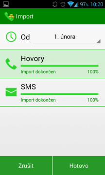 Import dat je dokončen