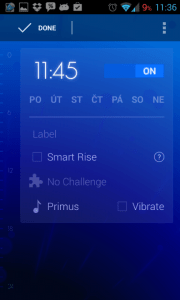Timely Alarm Clock: podrobné nastavení budíku