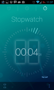 Timely Alarm Clock: stopky