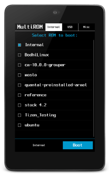 MultiROM pro Nexus 7 už screenshot udělat umí. MultiROM pro Nexus 7 už screenshot udělat umí.