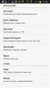 GNotes – Sync Notes with Gmail